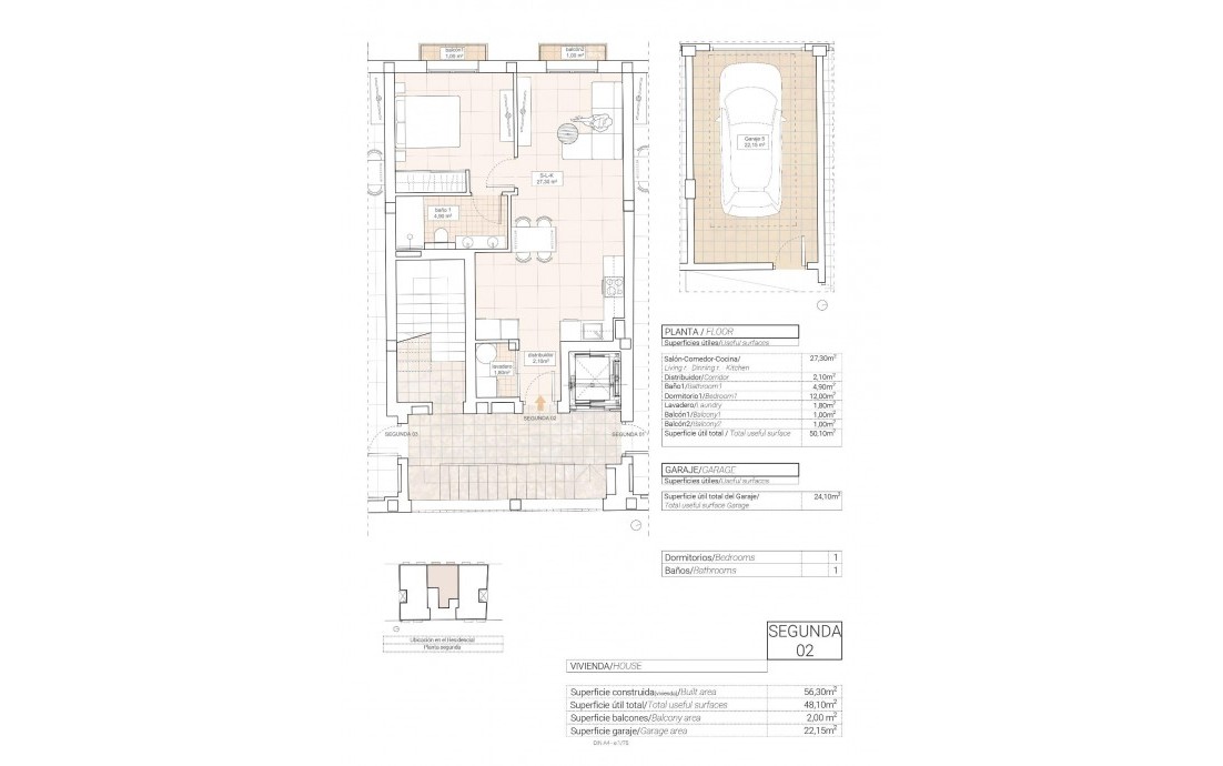Nieuwbouw - Appartement - Hondón de las Nieves - Pueblo