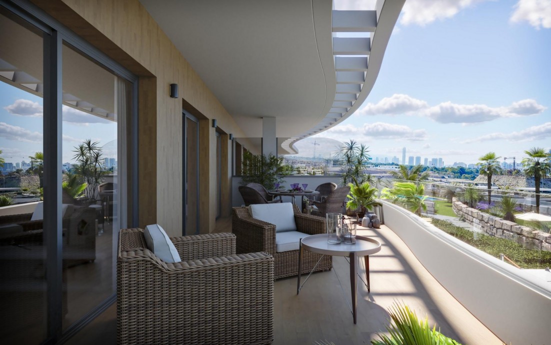 Nieuwbouw - Ground floor apartment - Finestrat - Campana garden