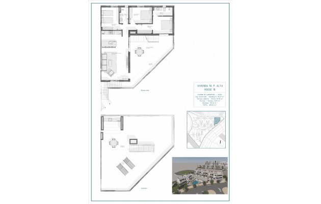 New Build - Top Floor Bungalow - Vera - Pueblo Salinas