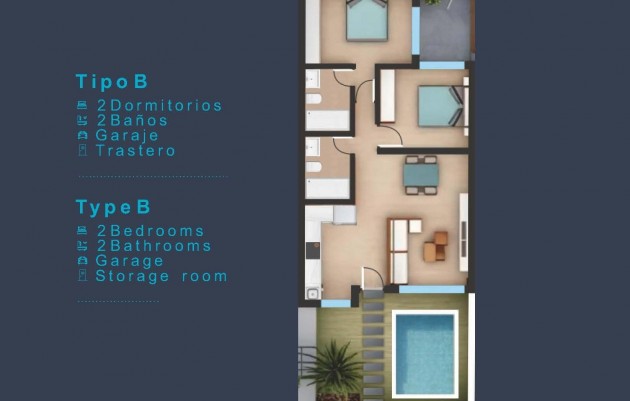 Nueva construcción  - Ground Floor Bungalow - San Pedro del Pinatar - Los Pinos