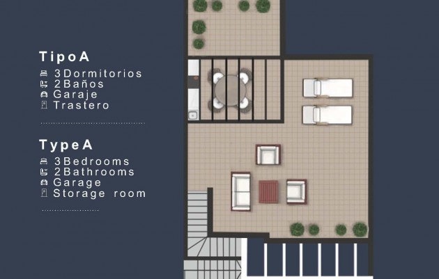 Nueva construcción  - Top Floor Bungalow - San Pedro del Pinatar - Los Pinos