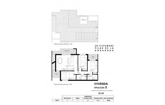 Nieuwbouw - Top Floor Bungalow - Pilar de la Horadada - pueblo