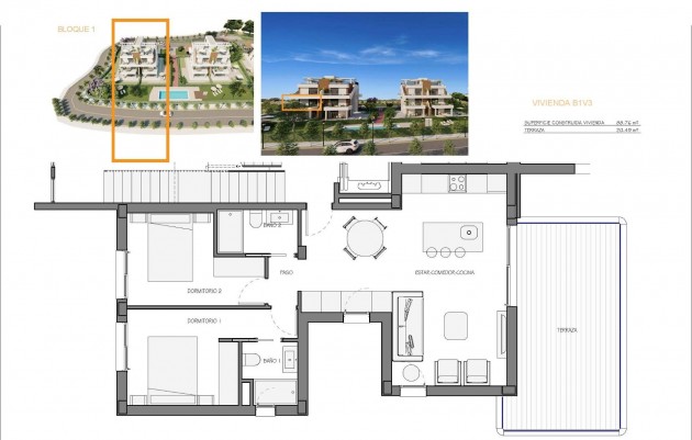 Nouvelle construction - Appartement - Fuente Álamo - Hacienda del Alamo