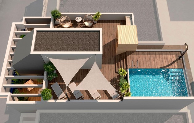 Nieuwbouw - Penthouse - Torrevieja - Playa del Acequión