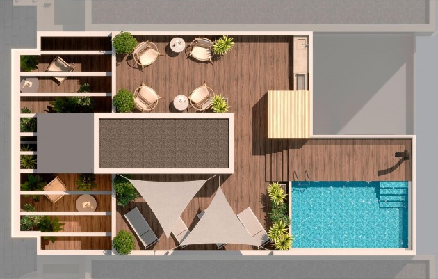 Nieuwbouw - Penthouse - Torrevieja - Playa del Acequión