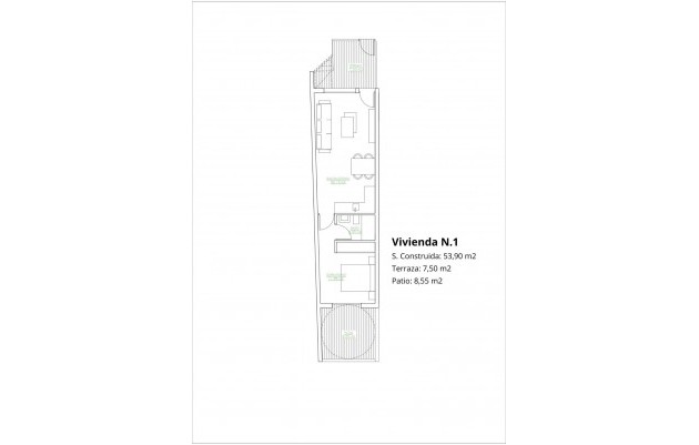 Nieuwbouw - Ground Floor Bungalow - San Pedro del Pinatar - Los antolinos