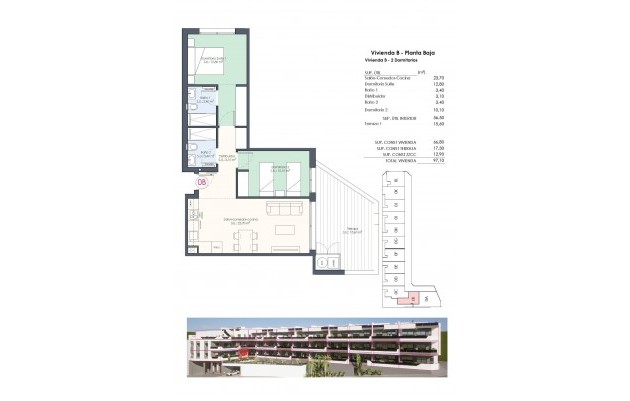 Nouvelle construction - Ground floor apartment - Benijofar - Pueblo