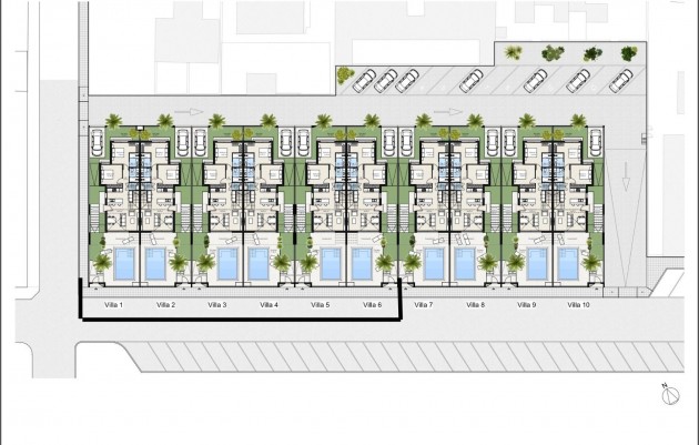 New Build - Semidetached - Los Nietos - Los Nietos playa