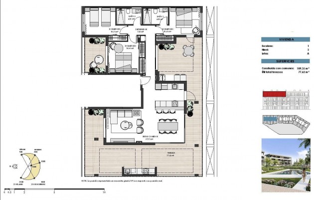Nieuwbouw - Penthouse - Torre Pacheco - Santa Rosalia Lake And Life Resort