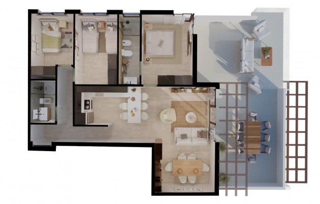 Nieuwbouw - Appartement - Vera - Vera playa