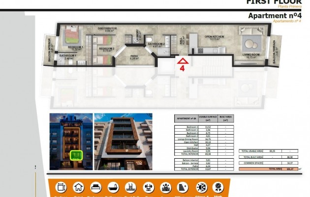 Nieuwbouw - Appartement - Torrevieja - Playa de El Cura