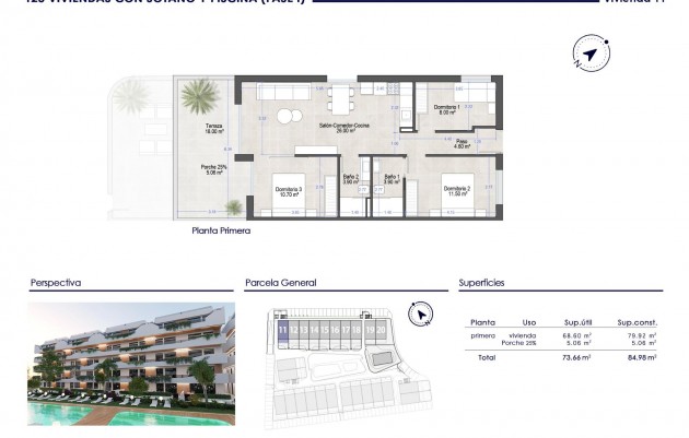Nouvelle construction - Appartement - San Javier - Santiago de la Ribera