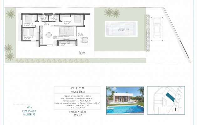 Nieuwbouw - Villa - Vera - Pueblo Salinas