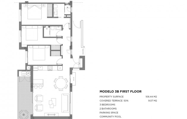 Nieuwbouw - Appartement - Los Alcázares - Parque Diana