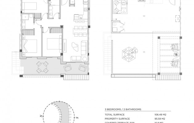 Nieuwbouw - Top Floor Bungalow - Rojales - DOÑA PEPA