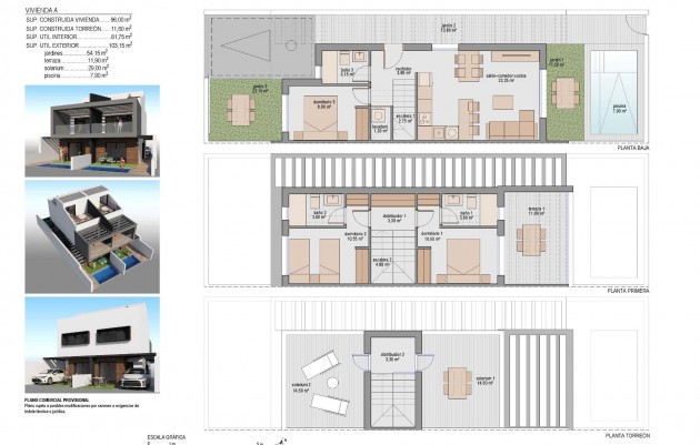 Nieuwbouw - Semidetached - San Javier - Santiago de la Ribera