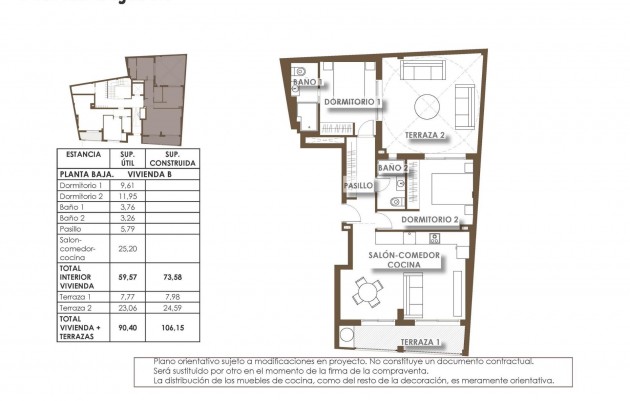 New Build - Ground floor apartment - Torrevieja - Playa de El Cura