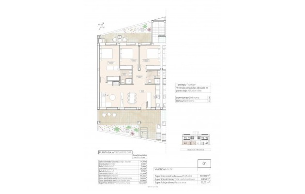 Nieuwbouw - Bungalow - Hondón de las Nieves - Canalosa