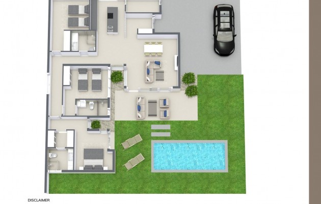 Nieuwbouw - Villa - Baños y Mendigo - Altaona Golf