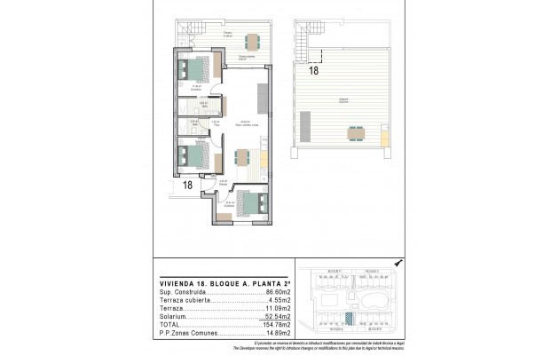 Nieuwbouw - Penthouse - Torre Pacheco - San Cayetano