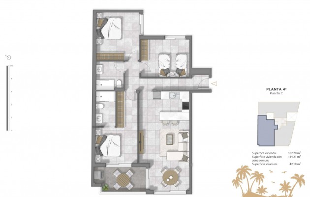 Nieuwbouw - Penthouse - Guardamar del Segura - Pueblo