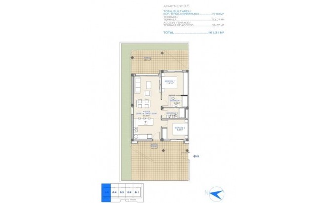 Nieuwbouw - Ground floor apartment - Los Alcázares - Serena Golf