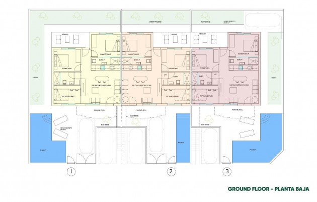 Nieuwbouw - Bungalow - Pilar de la Horadada - parques de Andromeda