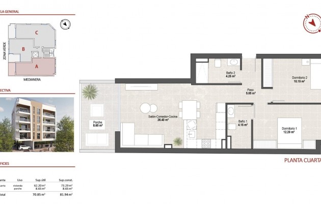 Nieuwbouw - Penthouse - San Pedro del Pinatar - Lo pagan